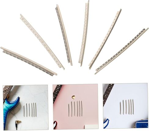Artibetter 48pcs Guitar Fingerboard Repair Wire for Electric Guitar and Bass Fingerboard Cupronickel Metal Fret Wire 24 Frets Highly Resistant to Wear Delivering Bright Layered Tones in Kuwait