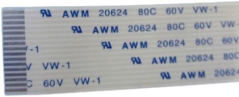 16PIN 1 مللي متر الملعب AWM 20624 80C 60 فولت VW-1 الكابلات المرنة 250 مللي متر طول نوع نفس الجانب سلك كابل الشريط المسطح in Kuwait