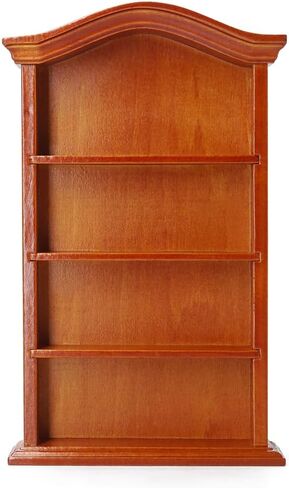 Odoria 1/12 Miniature Shelf Mini Bookshelf Bookcciting Ministures Dollhouse Furniture Accessories Doll House ، White in Kuwait