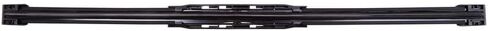 17 Inch Extreme Weather Windshield Wiper Blade Beam Type Black with Universal Adapter in Kuwait