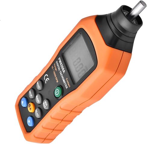 PM6208A Tachometer Tacometro Tachometer Meter Digital Meter Digital Motor Speed Tester RPM in Kuwait