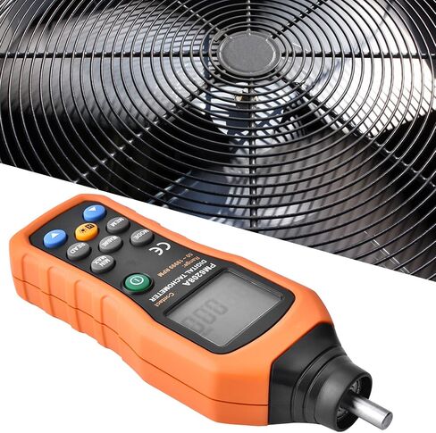 PM6208A Tachometer Tacometro Tachometer Meter Digital Meter Digital Motor Speed Tester RPM in Kuwait