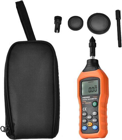 PM6208A Tachometer Tacometro Tachometer Meter Digital Meter Digital Motor Speed Tester RPM in Kuwait