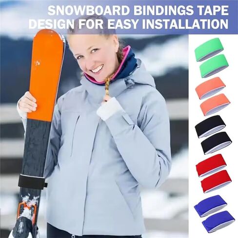 Ski Strap Fasteners 30 Pcs Ski Straps Adjustable Snowboard Strap Fixing Wraps Ties Fastener for Carrying Gear in Kuwait