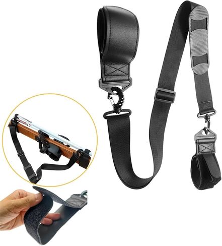 Ski Strap Fasteners 2 Pcs Portable Ski Borad Shoulder Strap Adjustable Skiing Pole Hand Leash Outdoor Sports Accessories in Kuwait