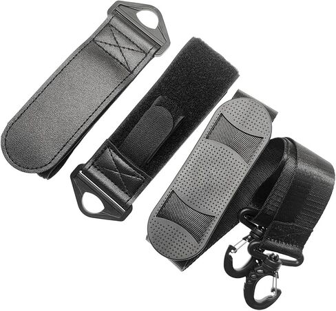 Ski Strap Fasteners 2 Pcs Portable Ski Borad Shoulder Strap Adjustable Skiing Pole Hand Leash Outdoor Sports Accessories in Kuwait