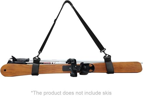 Ski Strap Fasteners 2 Pcs Portable Ski Borad Shoulder Strap Adjustable Skiing Pole Hand Leash Outdoor Sports Accessories in Kuwait