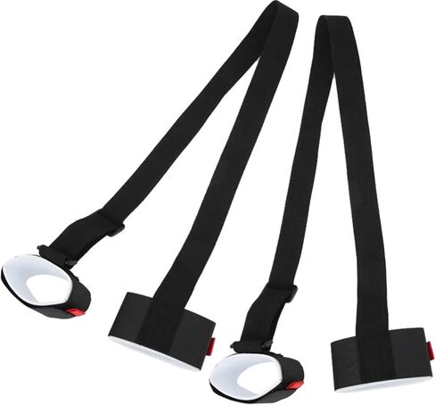 Ski Strap Fasteners 6 Packs Adjustable Ski and Pole Strap Shoulder Lash Handle Belt with Cushioned Fastener Tape Loop in Kuwait
