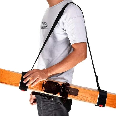 Ski Strap Fasteners 6 Packs Adjustable Ski and Pole Strap Shoulder Lash Handle Belt with Cushioned Fastener Tape Loop in Kuwait