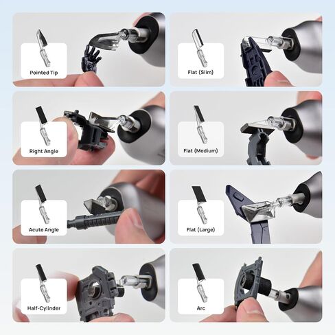 HOZO NeoSander Reciprocating Detail Sander, Mini Electric Pen Sander with 13000 SPM Linear Motion, Adjustable Stroke for Precision Sanding, Ideal for 3D Printing, Model Making, Crafts & DIY Projects in Kuwait