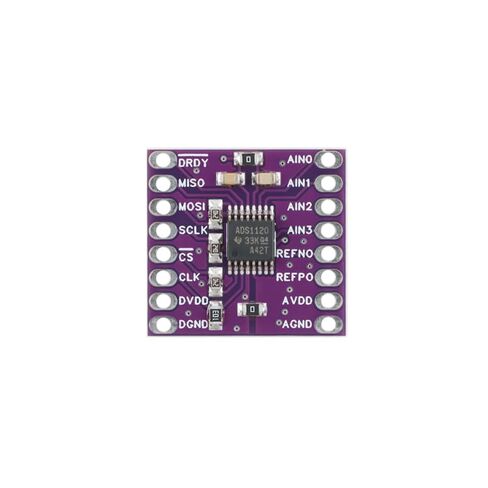 ADS1120 16-bit 4-Channel Low Power ADC Module SPI Interface Precision Sensor Data Acquisition in Kuwait