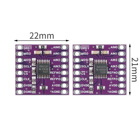 ADS1120 16-bit 4-Channel Low Power ADC Module SPI Interface Precision Sensor Data Acquisition in Kuwait
