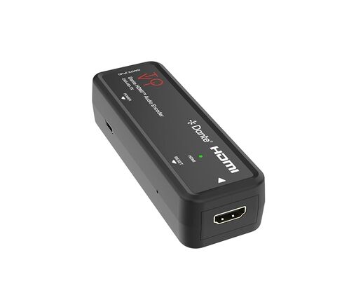 جهاز إرسال الصوت ToVi Dante HDMI - محول 2CH HDMI إلى Dante، 24 بت، 32–192 كيلو هرتز، AES67، طاقة PoE/USB-C، زمن وصول منخفض in Kuwait