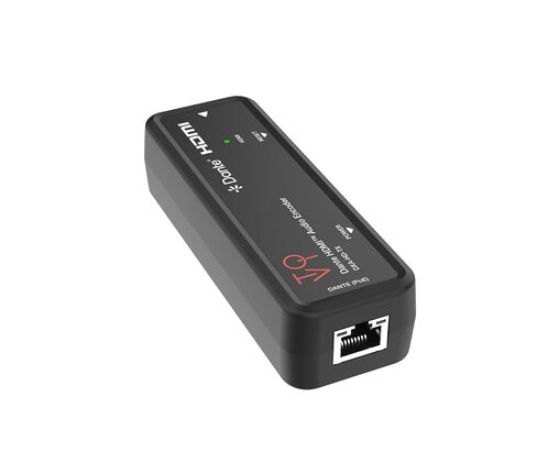 جهاز إرسال الصوت ToVi Dante HDMI - محول 2CH HDMI إلى Dante، 24 بت، 32–192 كيلو هرتز، AES67، طاقة PoE/USB-C، زمن وصول منخفض in Kuwait