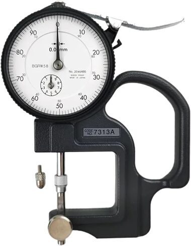 Lens Thickness/Reverse Anvil Gages,7313A,Measuring Range 0-10mm 0.01,Thickness Dial Indicator in Kuwait