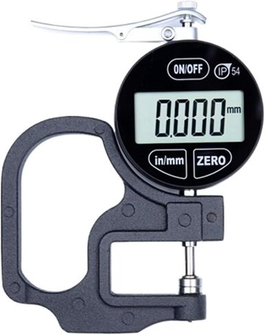 IP54 Oil-Proof Electronic Thickness Gauge Meter 0-10mm Touch Digital Micrometer 0.001mm/0.01mm Accuracy Thickness Measure Tools(0.001mm) in Kuwait