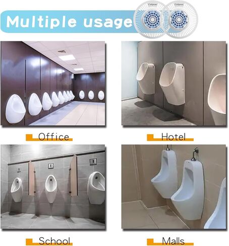 مزيل الروائح الكريهة لشاشة المبولة 36 عبوة، رائحة تدوم طويلاً، تصميم مضاد للرذاذ للحمامات والمكاتب والمطاعم والمدارس in Kuwait
