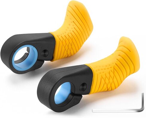 EVGATSAUTO Mountain Bike Thumb Grips Thumb Rest Support Thumb Holder Multi Angle Adjustable Handlebar Grips with Ergonomic Design for 22mm Handlebar in Saudi Arabia