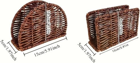Tissue Napkin Holder,Napkin Dispenser for Parties, Kitchen Dining Table Decor, Elegant Table Decoration (oval) in Kuwait