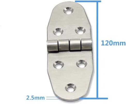 Hinge 304 Stainless Steel Switchgear Cabinet Door Brushed CL238-2 1Pcs in Kuwait