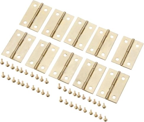 35 * 22mm Decorative Hinges Cupboard Cabinet Drawer Door Small Hinge 4 Hole Hardware 10Pcs in Kuwait