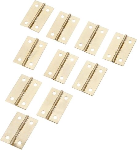 35 * 22mm Decorative Hinges Cupboard Cabinet Drawer Door Small Hinge 4 Hole Hardware 10Pcs in Kuwait