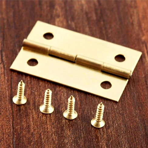 35 * 22mm Decorative Hinges Cupboard Cabinet Drawer Door Small Hinge 4 Hole Hardware 10Pcs in Kuwait