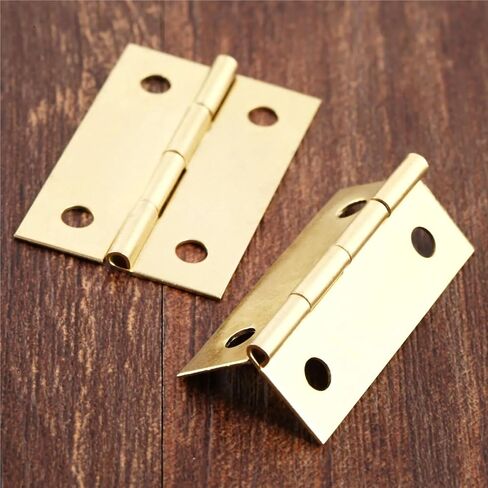 35 * 22mm Decorative Hinges Cupboard Cabinet Drawer Door Small Hinge 4 Hole Hardware 10Pcs in Kuwait