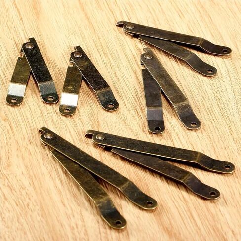 67/84/97mm Antique Furniture Hardware Lid Support Hinges Stay 2Pcs(84x11mm) in Kuwait