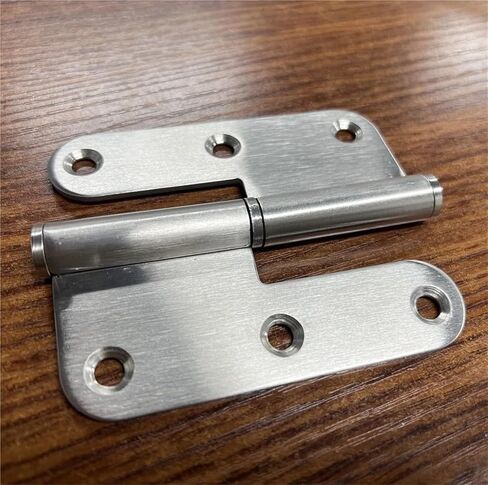 Stainless Steel Door Hinges 6 Holes Hinge Accessories Hinges Hardware 2Pcs in Kuwait