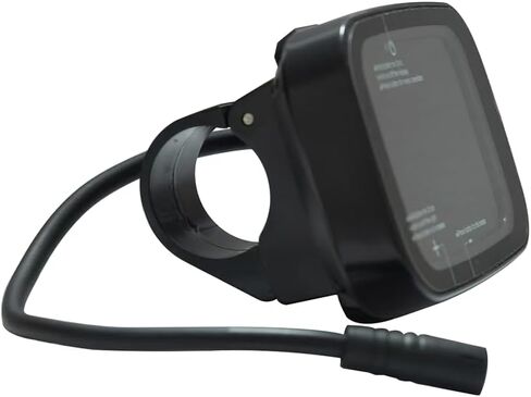 شاشة EBike، بروتوكول UART، كمبيوتر ملون ABS 24V-60V، شاشة LCD Yolin YL81C، موصل أنثى مقاوم للماء 5 فتحات، ملحقات الدراجة الكهربائية، شاشة عداد لوحة مناسبة لمقود 22.2 مم in Kuwait