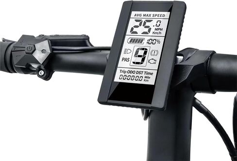 شاشة 800S C965 - متوافقة مع محركات BAFANG Mid Drive BBS01/BBS02/BBSHD/G320/G340 - كمبيوتر Ebike ببروتوكول UART in Kuwait