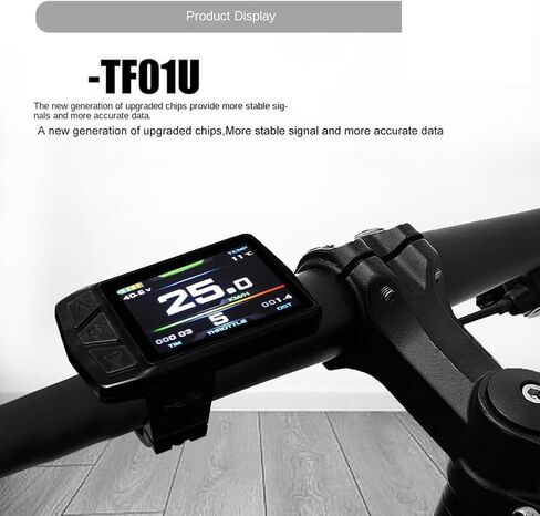 Ebike Display for KT TF01U 24V 36V 48V Intelligent Colorful LCD Meter Waterproof Joint Electric Bicycle Meter in Kuwait