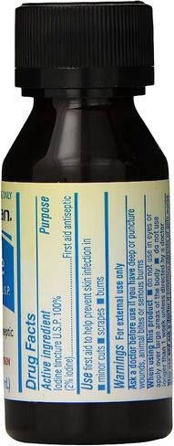 Swan Iodine Tincture First Aid Antiseptic 2% Iodine USP, 1 Oz Bottle, 2 pack in Kuwait