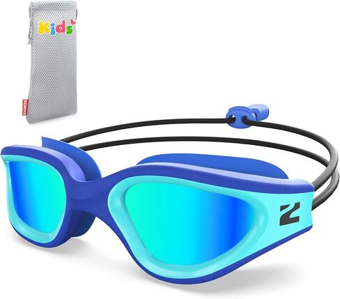 نظارات السباحة للأطفال من ZIONOR مع حزام مطاطي، G1mini Go عدسة كريستالية مضادة للضباب، نظارات مريحة للأطفال للسباحة من سن 3 إلى 10 سنوات in Kuwait