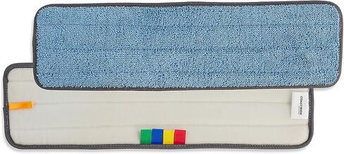 Microfiber Wet Mop Pad, 5" x 24", Blue in Kuwait