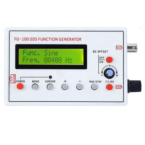 DDS وحدة مصدر مولد الإشارة الوظيفية 1HZ-500KHZ عداد التردد شرط + مربع + مثلث + شكل موجي سن المنشار in Kuwait