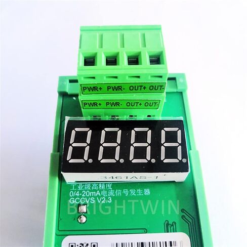 DIN السكك الحديدية الدقة قابل للتعديل 0-22mA 0-20mA 4-20mA مولد إشارة للبرمجة التشفير مقبض PLC محاكاة المصدر الحالي in Kuwait