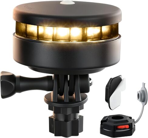 Kayak Lights for Night Kayaking,Boat Navigation Lights Battery Powered,Waterproof Portable White Kayak Stern Light for Paddle Board,Dinghy in Kuwait