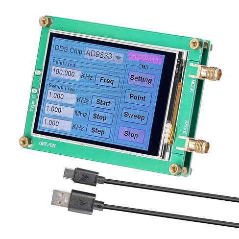 TFT شاشة لمس DDS وحدة مولد الإشارة 10 بت Sinewave Squarewave Triangularwave إشارة مولد in Kuwait
