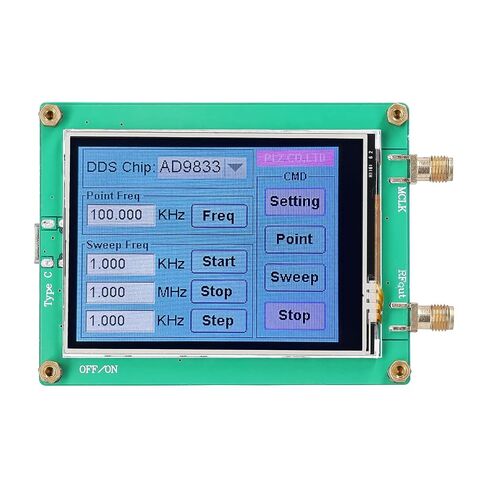 TFT شاشة لمس DDS وحدة مولد الإشارة 10 بت Sinewave Squarewave Triangularwave إشارة مولد in Kuwait