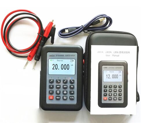 LB02A عملية المعاير شاشة LCD ملونة مع تردد RTD PT100 الحرارية MV 0-10 فولت 4-20mA وظيفة مولد الإشارة in Kuwait