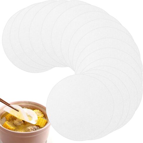 600 Pcs Oil Blotting Sheets for Kitchen, 20x20cm Grease Absorbing Paper, Food Grade Material, Ideal for Soups, Fried Foods, and Healthy Cooking in Kuwait
