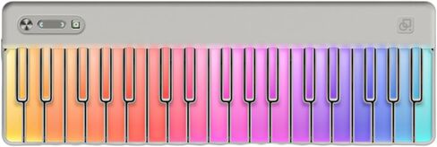 36-Key Portable MIDI Keyboard Controller,Piano-Style RBG Light-Up Keys,Modular Expandable Design up to 108 Keys,Low-Latency BLE MIDI,USB-C&NFC,DAW Compatible for Music Creation,Black in Saudi Arabia