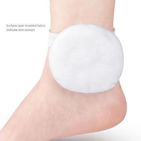 Fleece Fabric Ankle Pad with Adjustable Band Anti Friction Shock Absorption Ankle for Running Pad in Kuwait