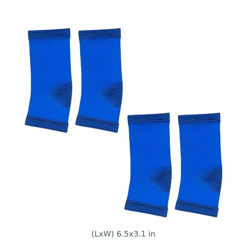 2 Pairs Blue Ankle Brace, Knitted Protective Sleeves, Elastic Ankle Support for Basketball, Soccer, Young Athletes in Kuwait