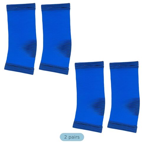2 Pairs Blue Ankle Brace, Knitted Protective Sleeves, Elastic Ankle Support for Basketball, Soccer, Young Athletes in Kuwait