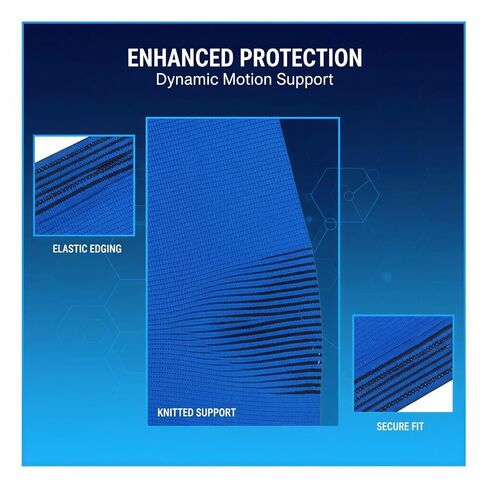 2 Pairs Blue Ankle Brace, Knitted Protective Sleeves, Elastic Ankle Support for Basketball, Soccer, Young Athletes in Kuwait