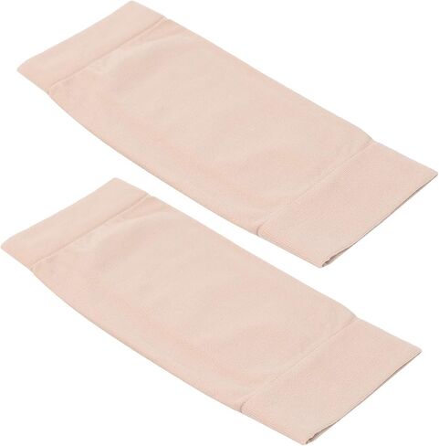 Heel Sleeve Padded Compression Ankle Sleeves Elastic Foot Protective Cushion Socks for Sports Fitness Enthusiasts Skin Color 19.5cm 1Pair in Kuwait
