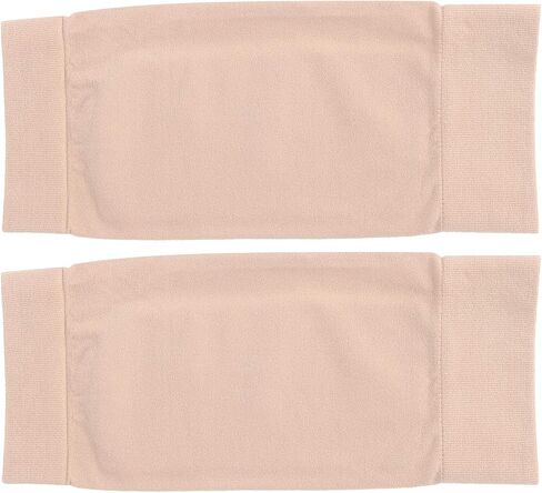 Heel Sleeve Padded Compression Ankle Sleeves Elastic Foot Protective Cushion Socks for Sports Fitness Enthusiasts Skin Color 19.5cm 1Pair in Kuwait
